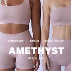 Set Active Sculptflex SET - Body Crop and Leggings in Amethyst